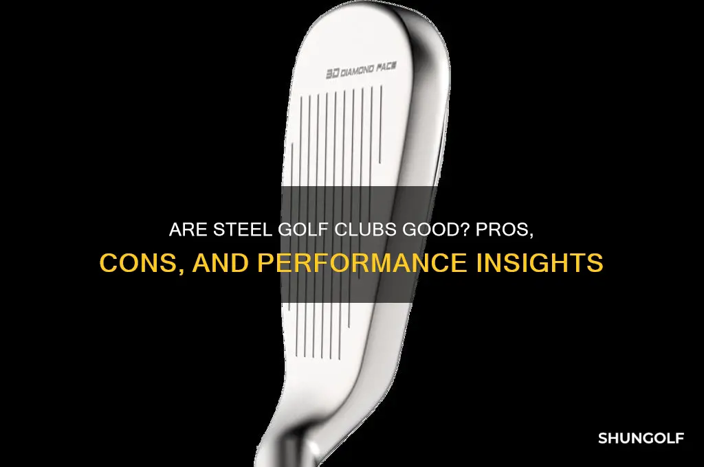 are steel golf clubs good