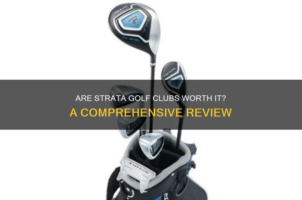 are strata golf clubs good