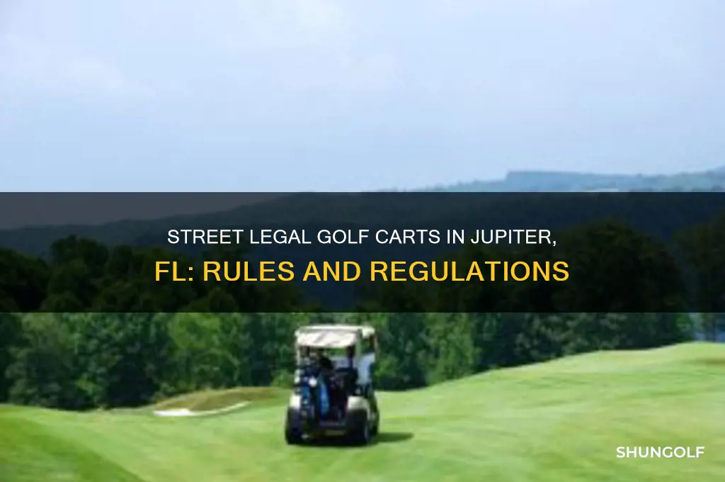 are street legal golf carts allowed in jupiter fl