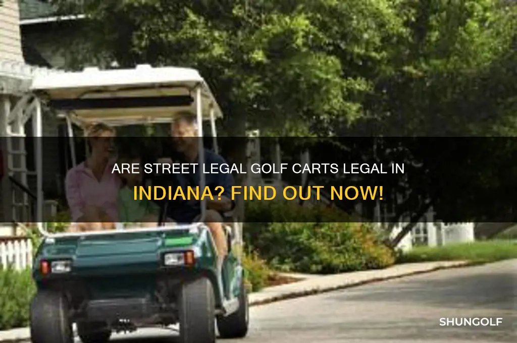 are street legal golf carts legal in indiana