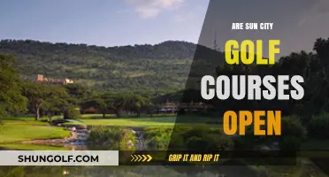 Sun City Golf Courses: Current Open Status and Updates