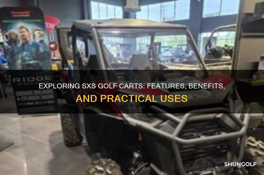 are sxs golf carts