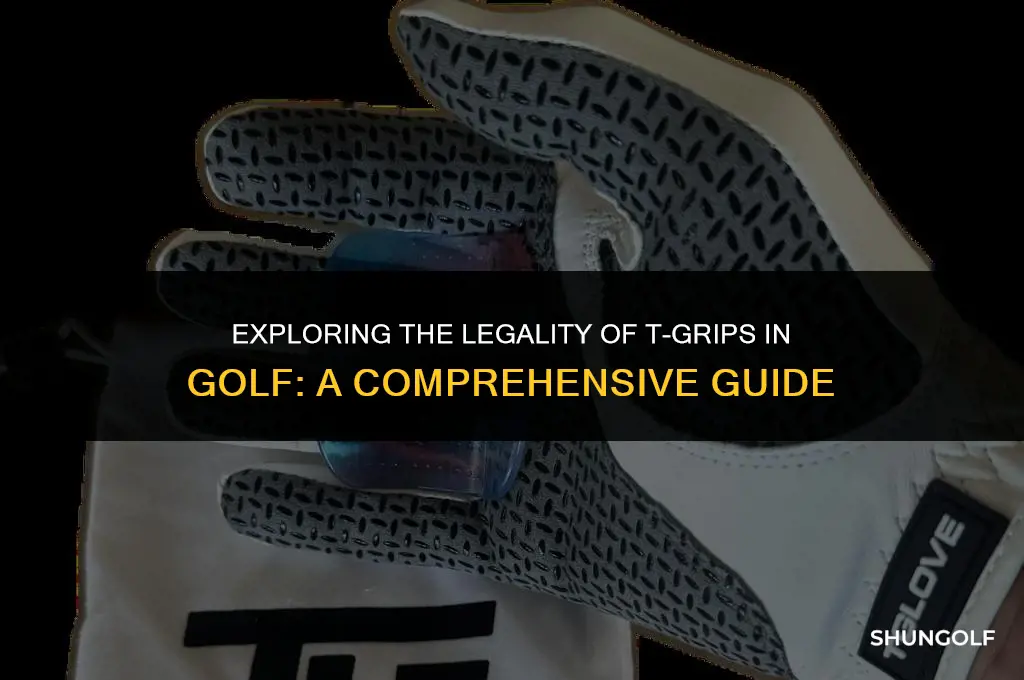 are t grips legal in golf