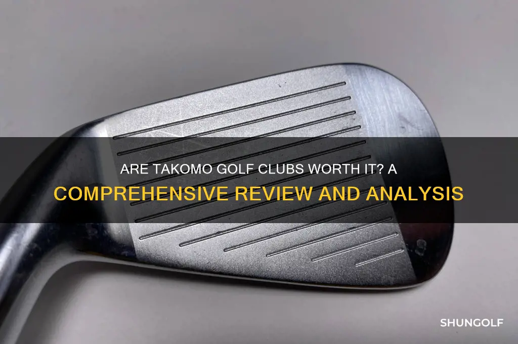 are takomo golf clubs good