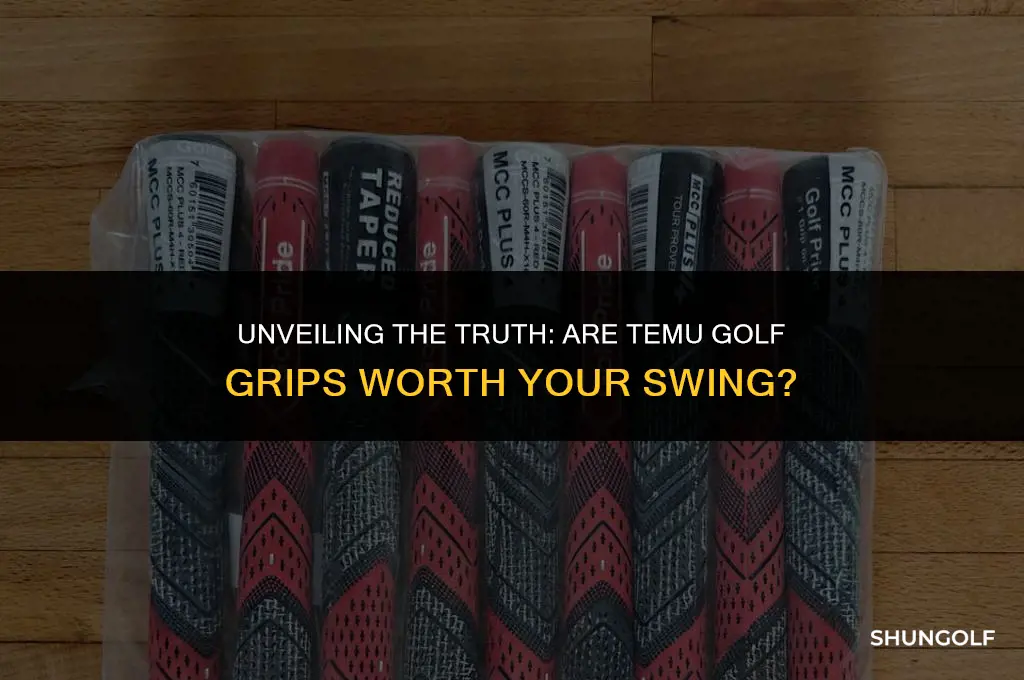 are temu golf grips legit