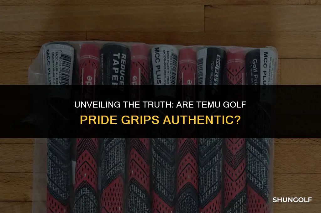 are temu golf pride grips real