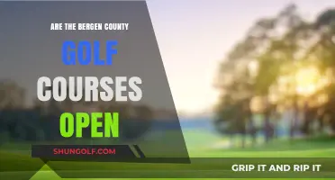 Bergen County Golf Courses: Current Open Status and Updates