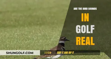 Are Golf's Bird Sounds Authentic or Artificial Additions?