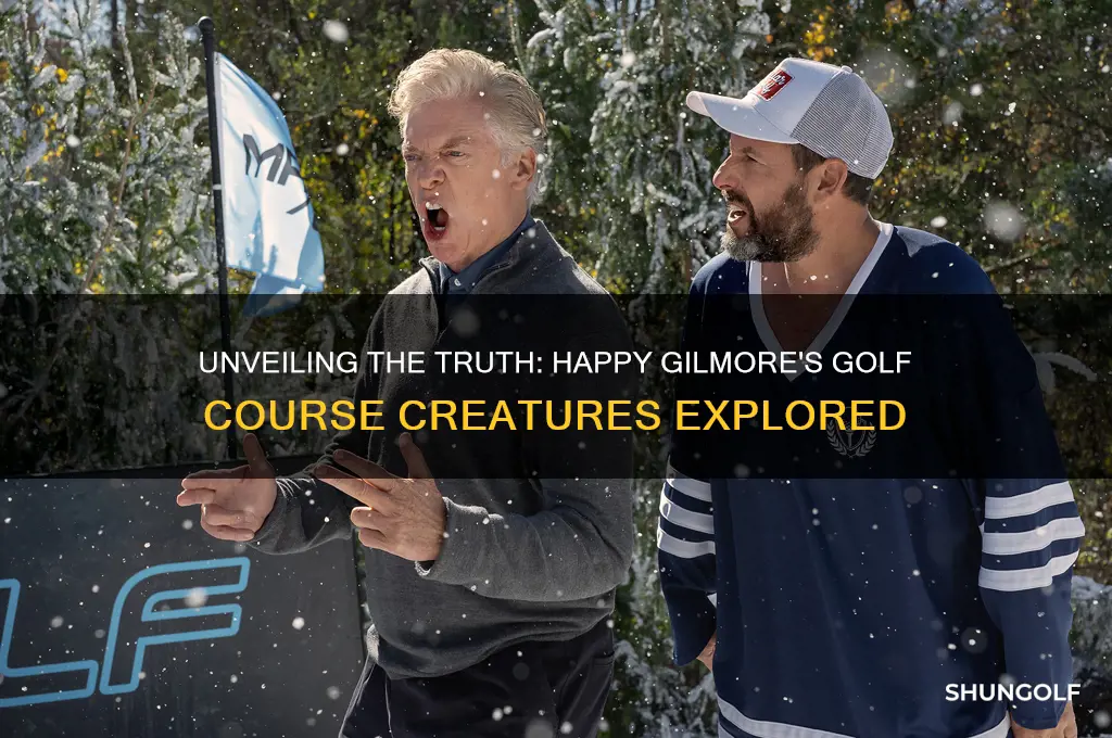 are the golf coures creachers real from happy glimore