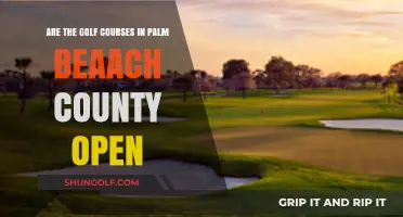 Palm Beach County Golf Courses: Current Open Status and Updates