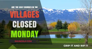 Are The Villages Golf Courses Closed on Mondays? Find Out Here