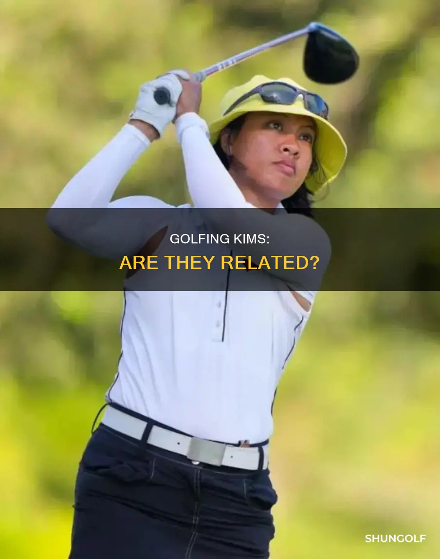 are the kims in golf related