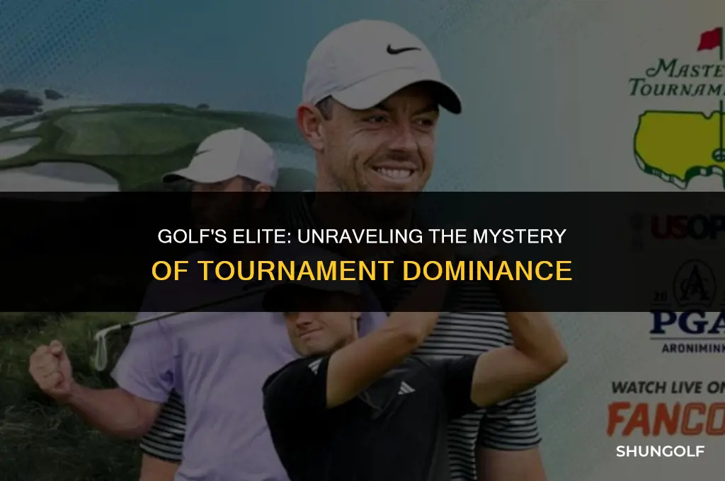 are the man on the golf tournaments