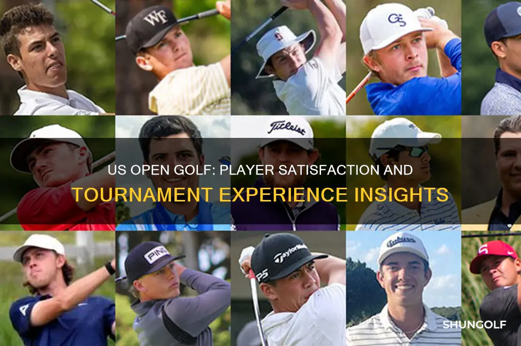 are the players happy with us open golf