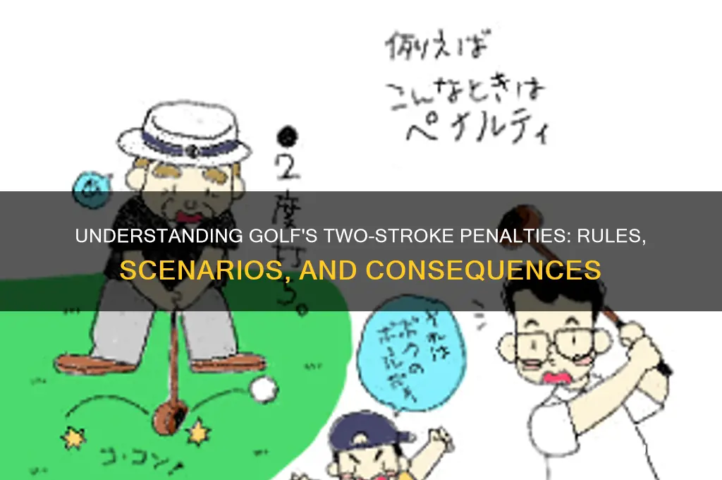 are there 2 stroke penalties in golf