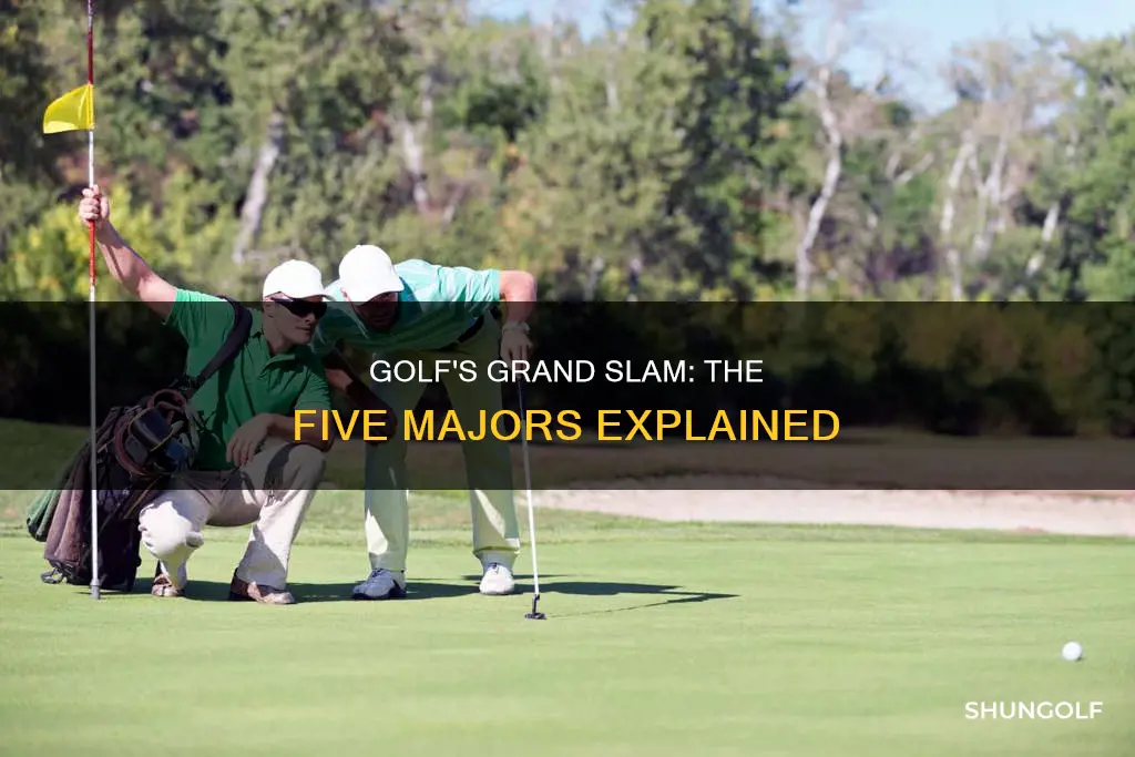 are there 5 golf majors