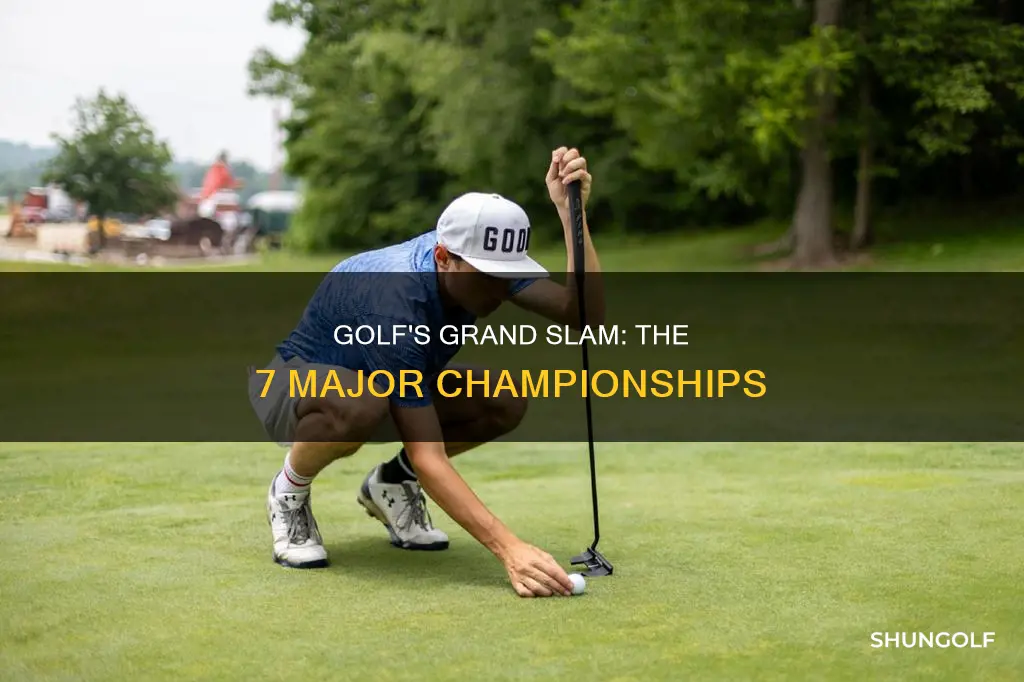 are there 7 major golf championships