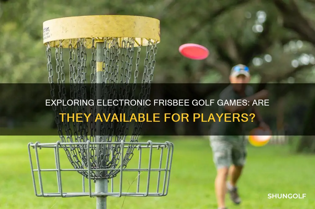are there any electronic frisbee golf games