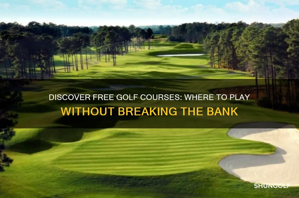 are there any free golf courses