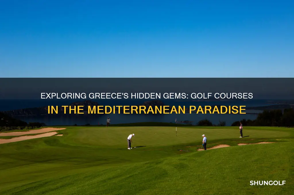 are there any golf courses in greece