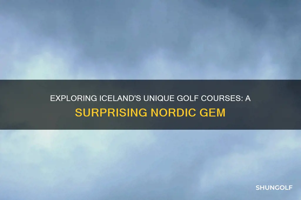 are there any golf courses in iceland