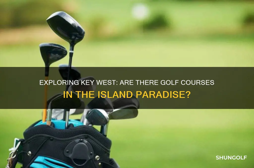 are there any golf courses in key west