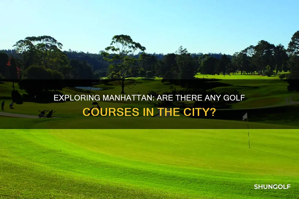 are there any golf courses in manhattan