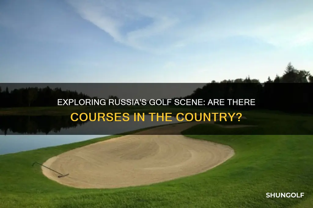 are there any golf courses in russia