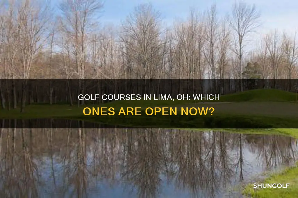 are there any golf courses open in lima oh
