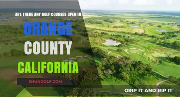 Orange County Golf Courses: Which Ones Are Open Now?