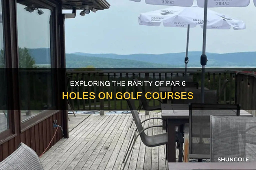 are there any golf courses with a par 6