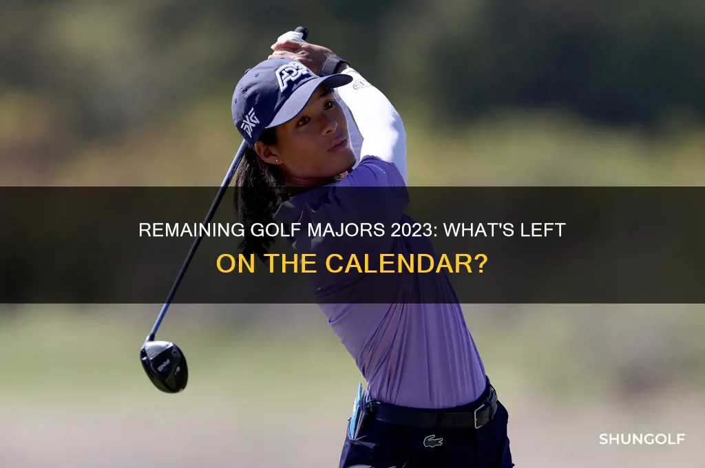 are there any golf majors left this year