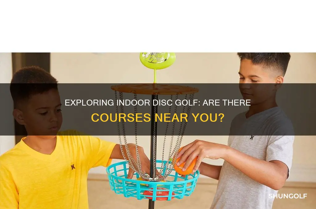 are there any indoor disc golf courses