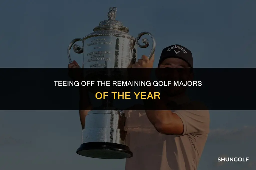 are there any more major golf tournaments this year