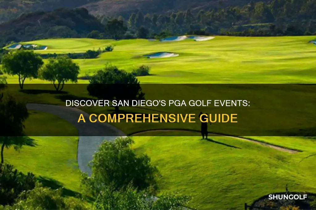are there any pga golf events in san diego