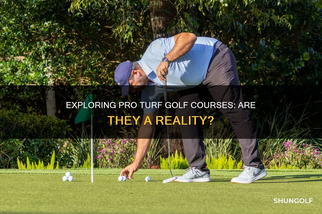 are there any pro turf golf courses