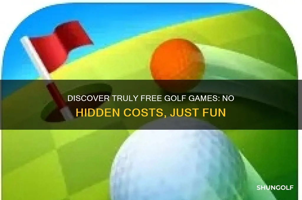 are there any really free golf games