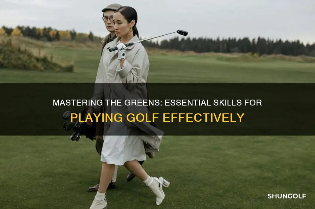 are there any special skills required to play golf