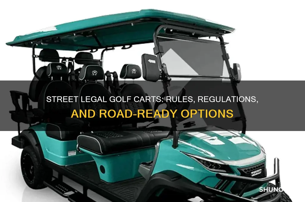 are there any street legal golf carts