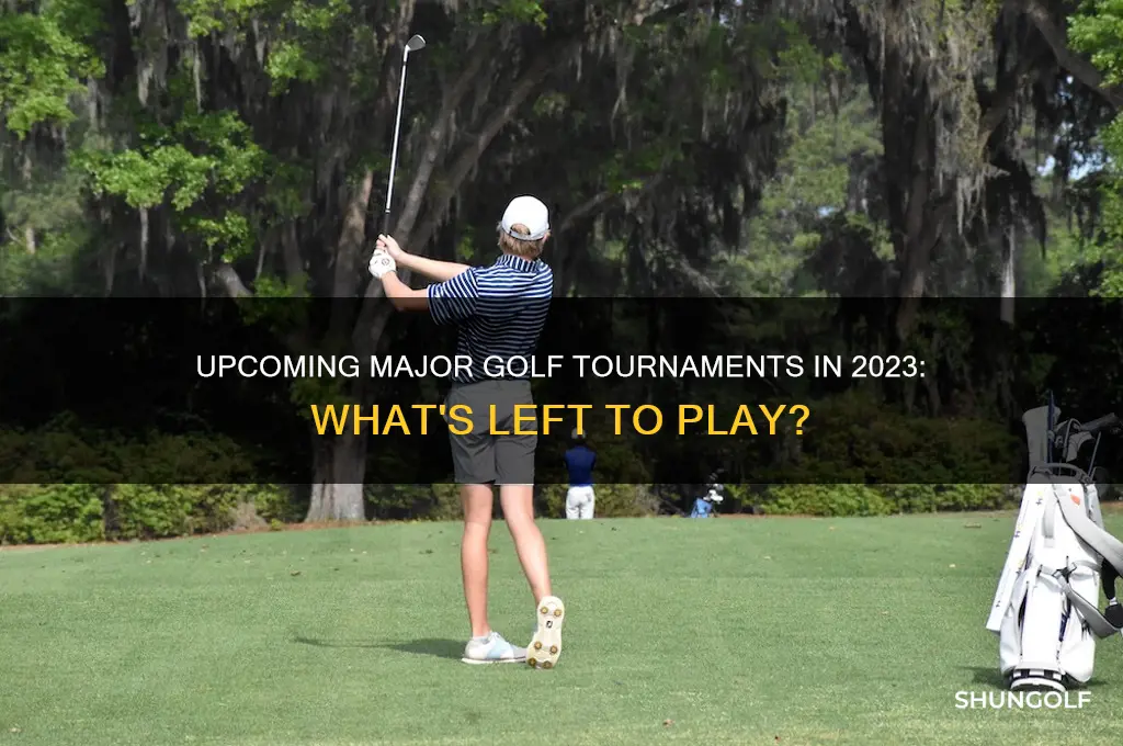 are there anymore major golf tourn this year