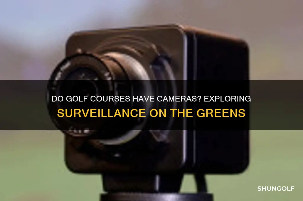 are there cameras on golf courses