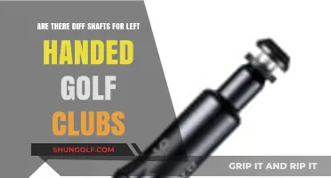 Left-Handed Golf Clubs: Understanding Shaft Differences and Options