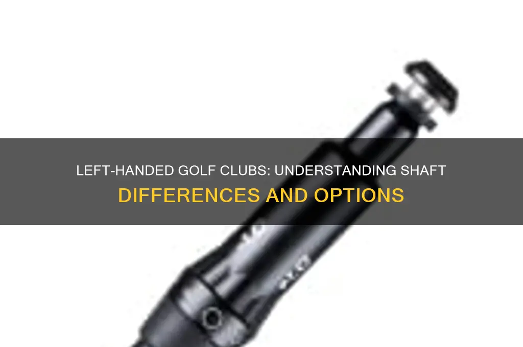 are there diff shafts for left handed golf clubs