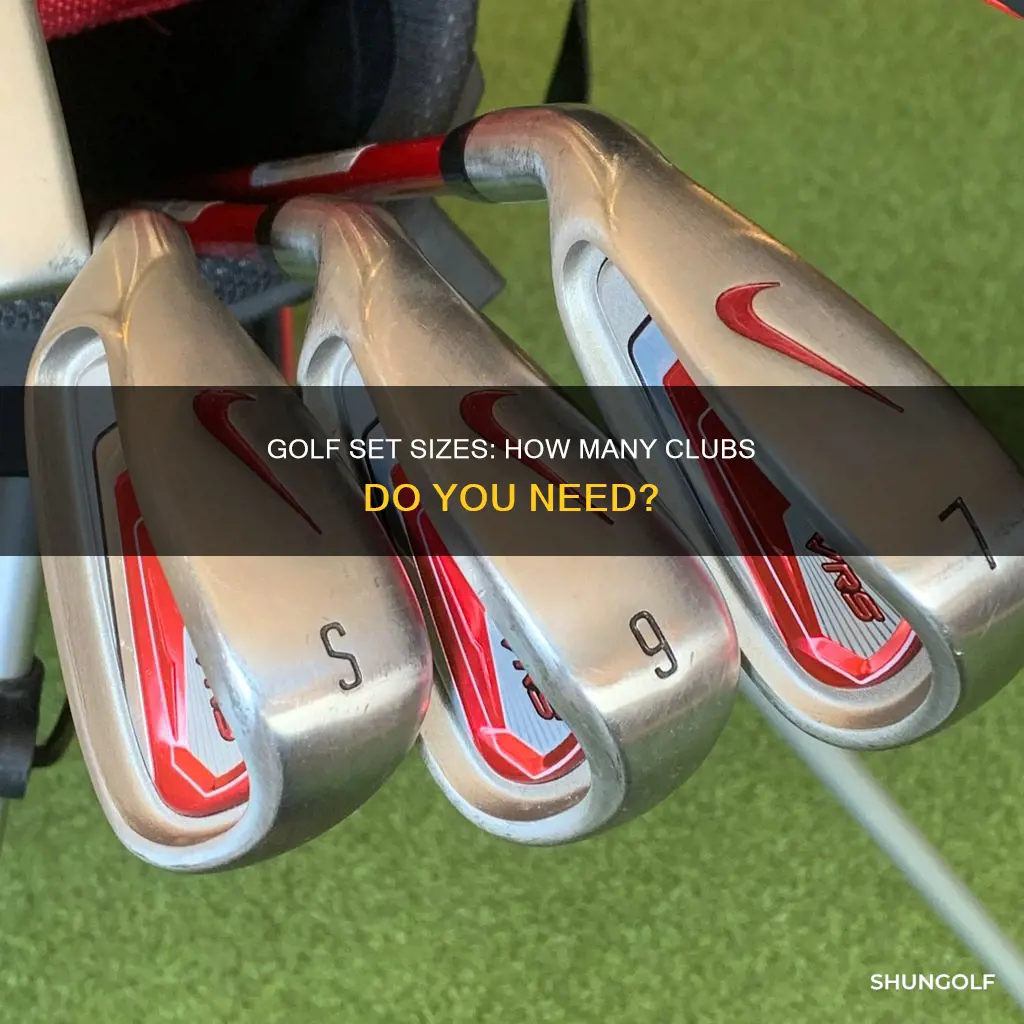 are there differnt golf set sizes