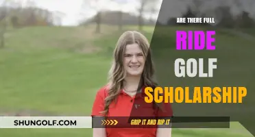 Full Ride Golf Scholarships: Do They Exist?