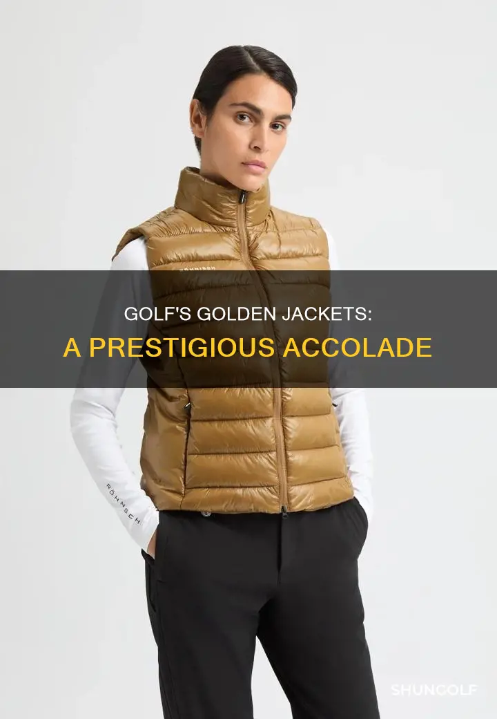 are there gold jackets in golf