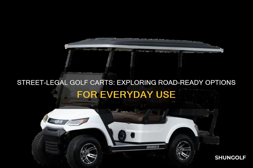 are there golf carts that can go on the road