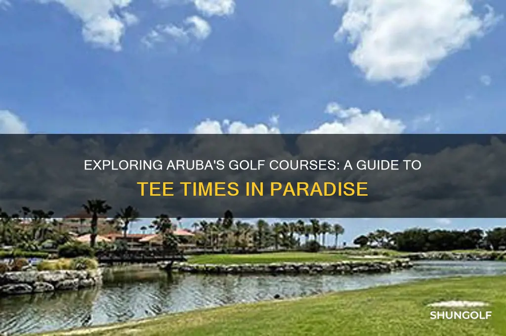 are there golf courses in aruba