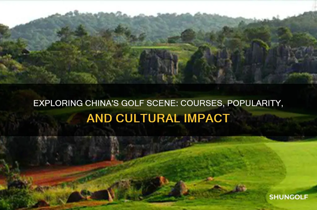 are there golf courses in china