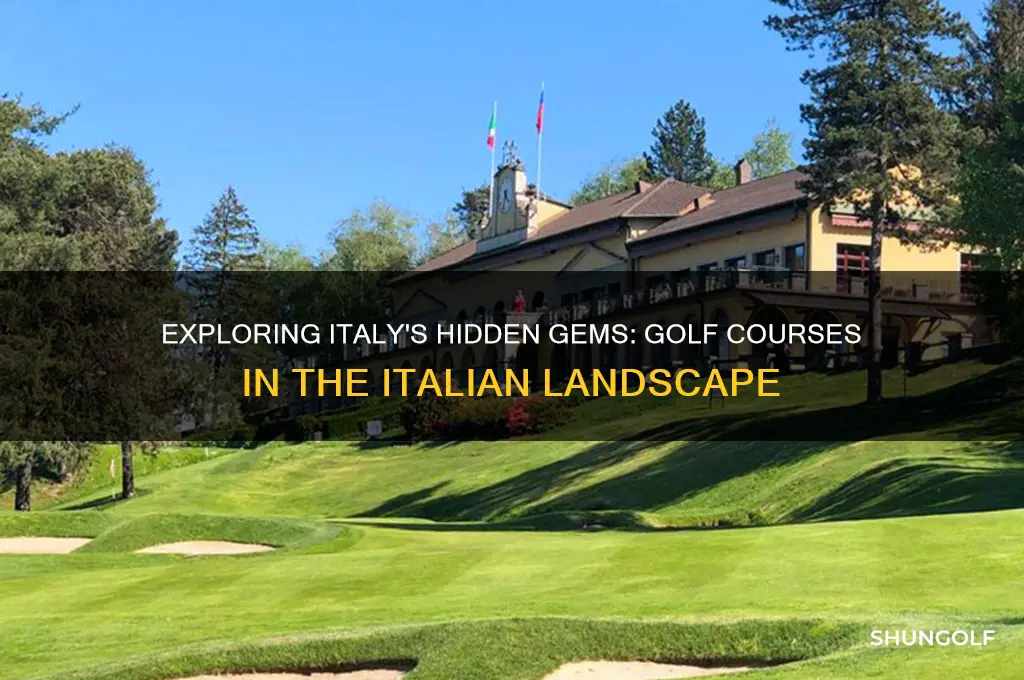 are there golf courses in italy